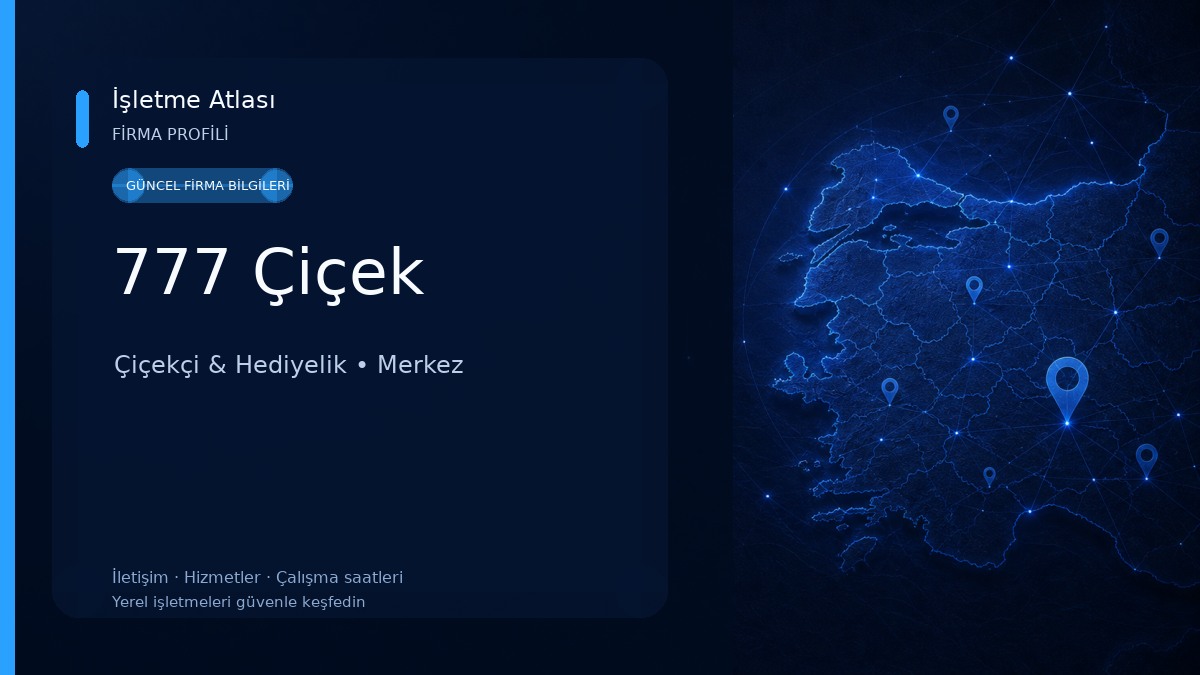 777 Çiçek Çiçekçi & Hediyelik