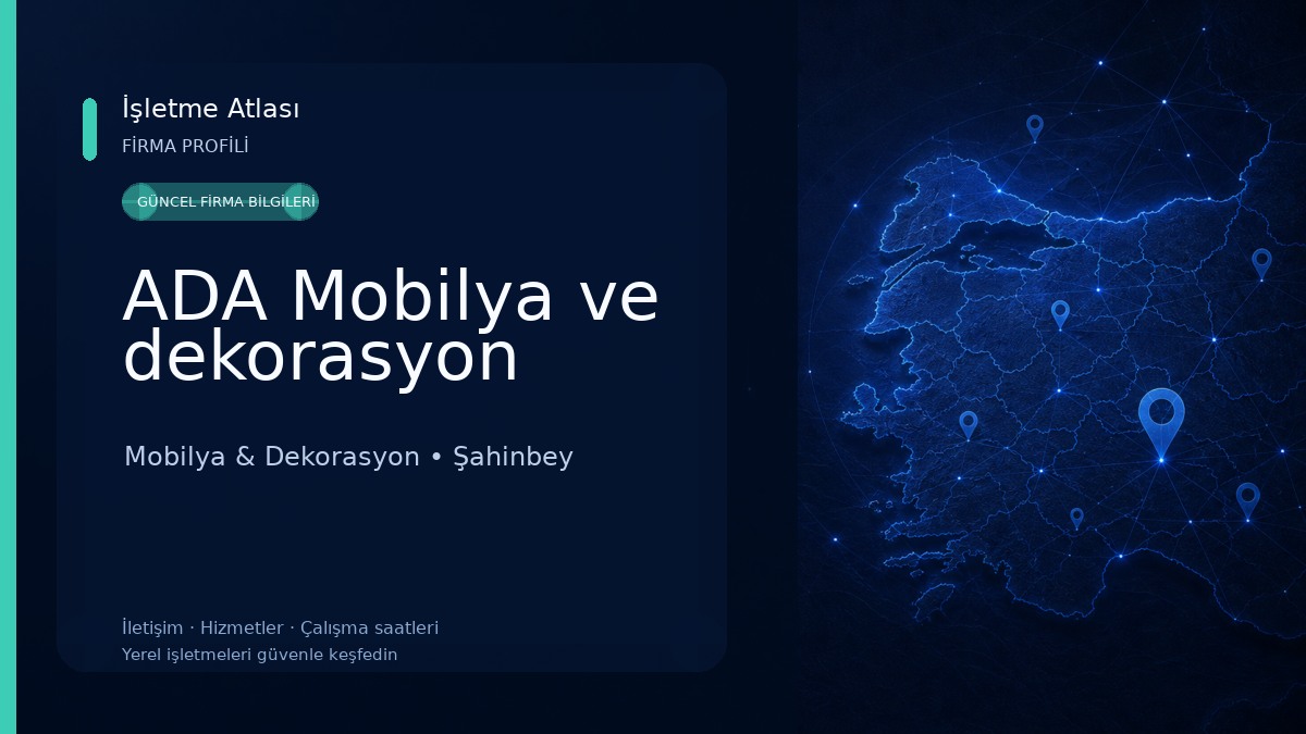 ADA Mobilya ve dekorasyon Mobilya & Dekorasyon