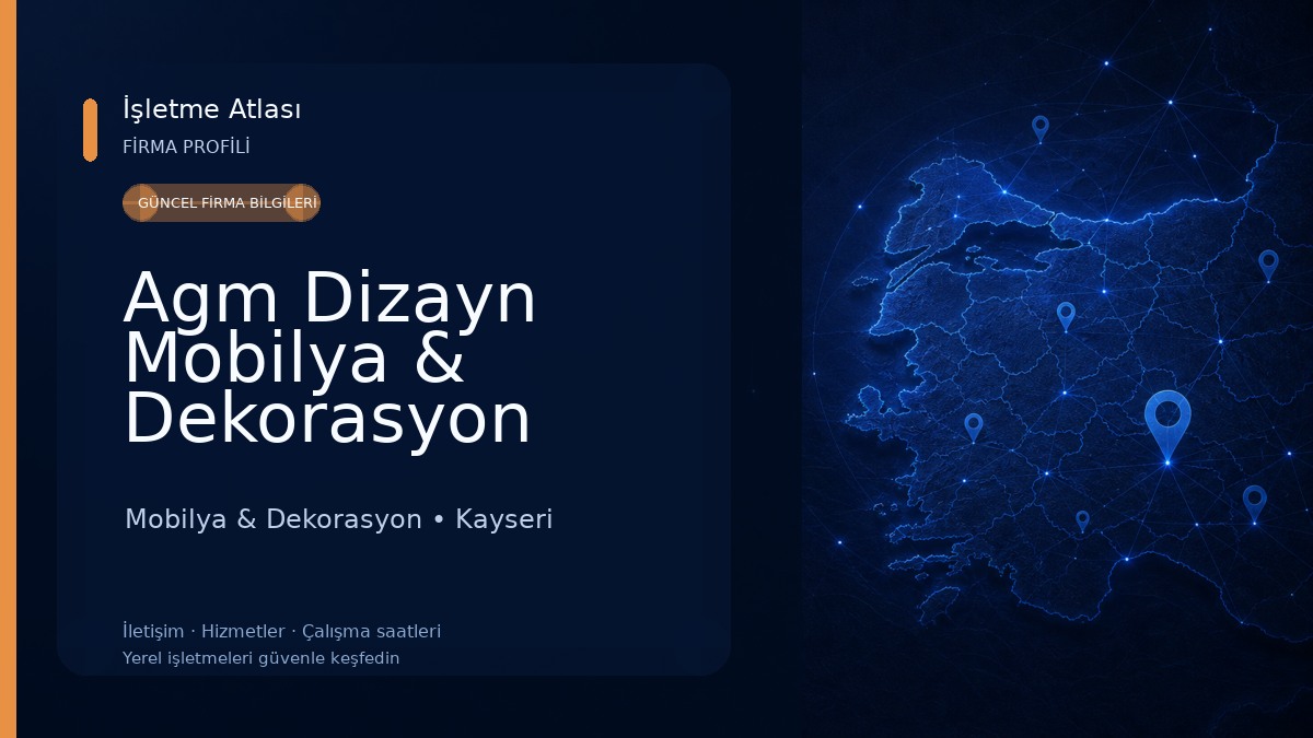 Agm Dizayn Mobilya & Dekorasyon Mobilya & Dekorasyon
