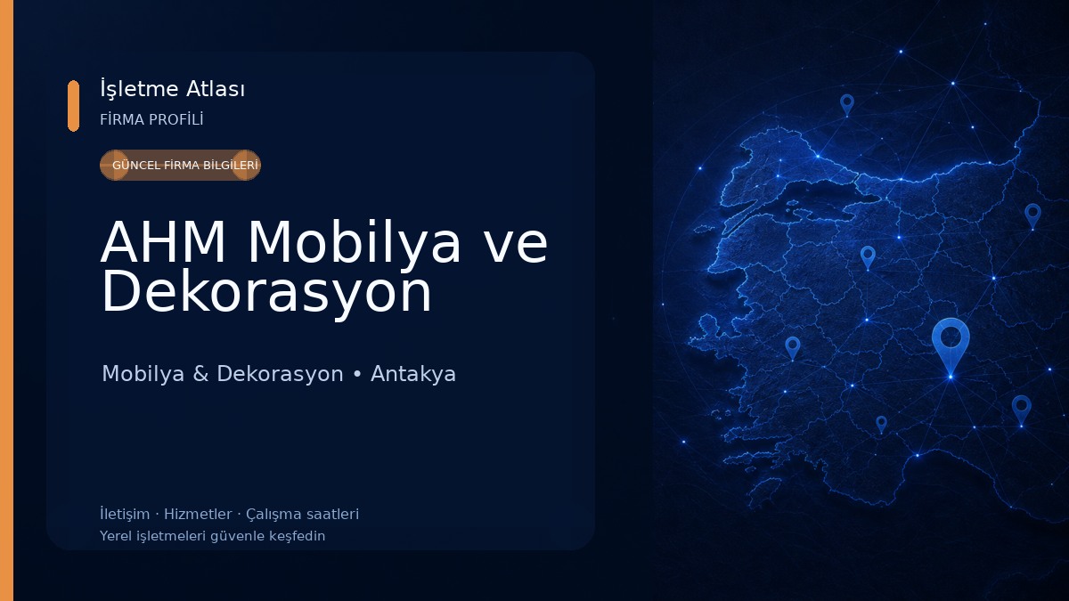 AHM Mobilya ve Dekorasyon Mobilya & Dekorasyon