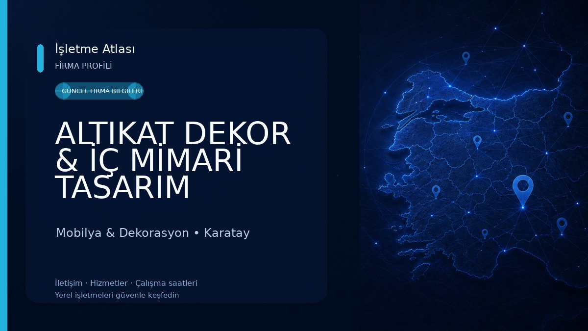 ALTIKAT DEKOR & İÇ MİMARİ TASARIM Mobilya & Dekorasyon