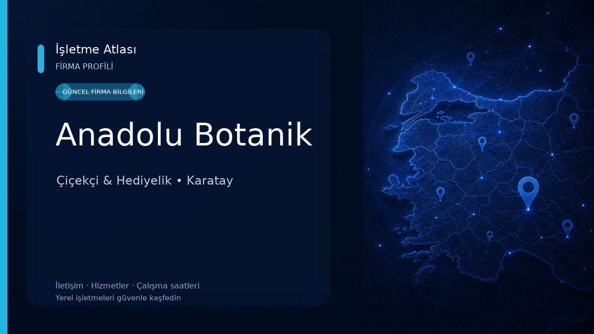 Anadolu Botanik 