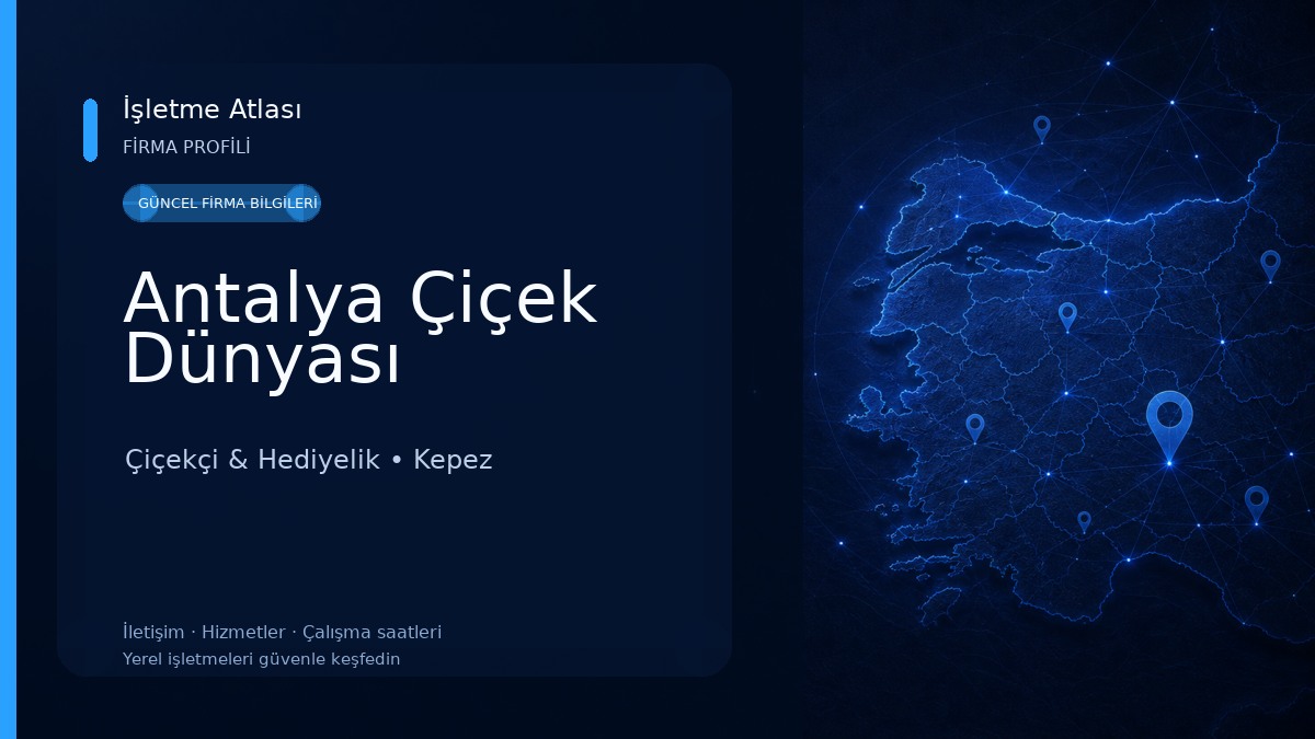 Antalya Çiçek Dünyası Çiçekçi & Hediyelik