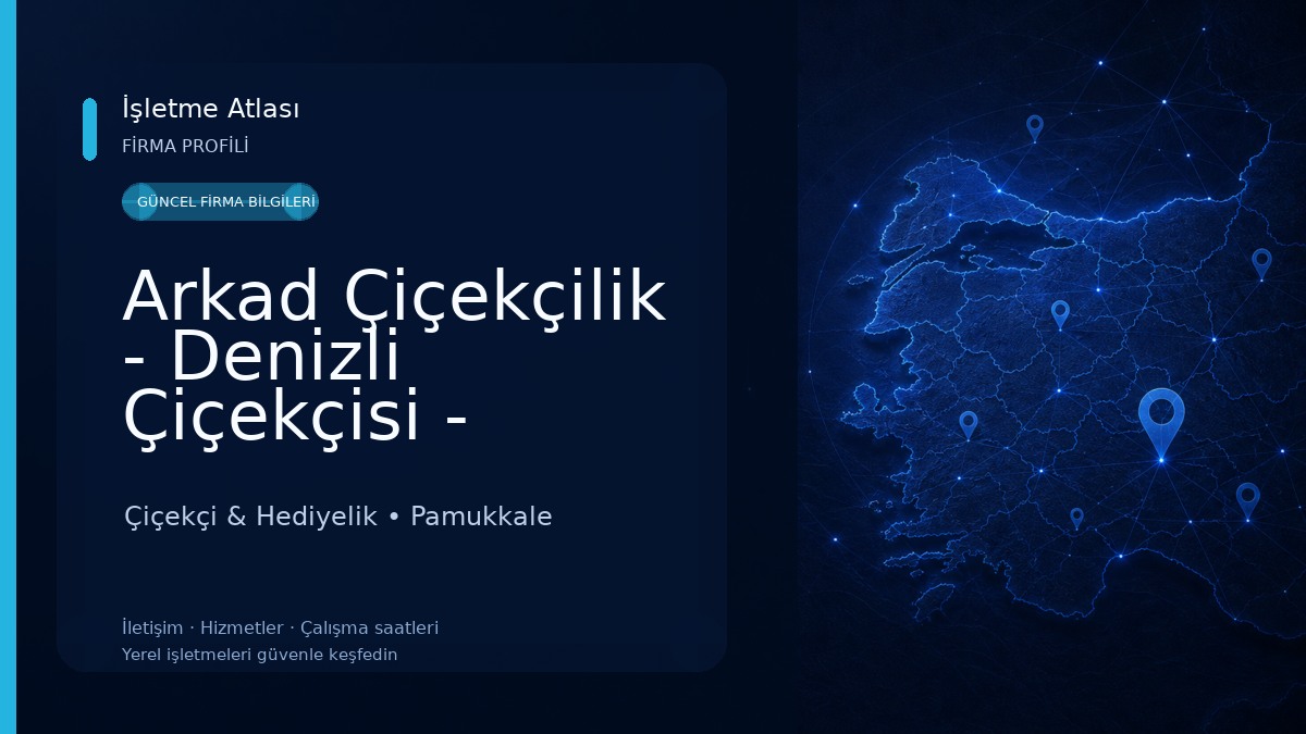Arkad Çiçekçilik - Denizli Çiçekçisi - Pamukkale Çiçekçisi 