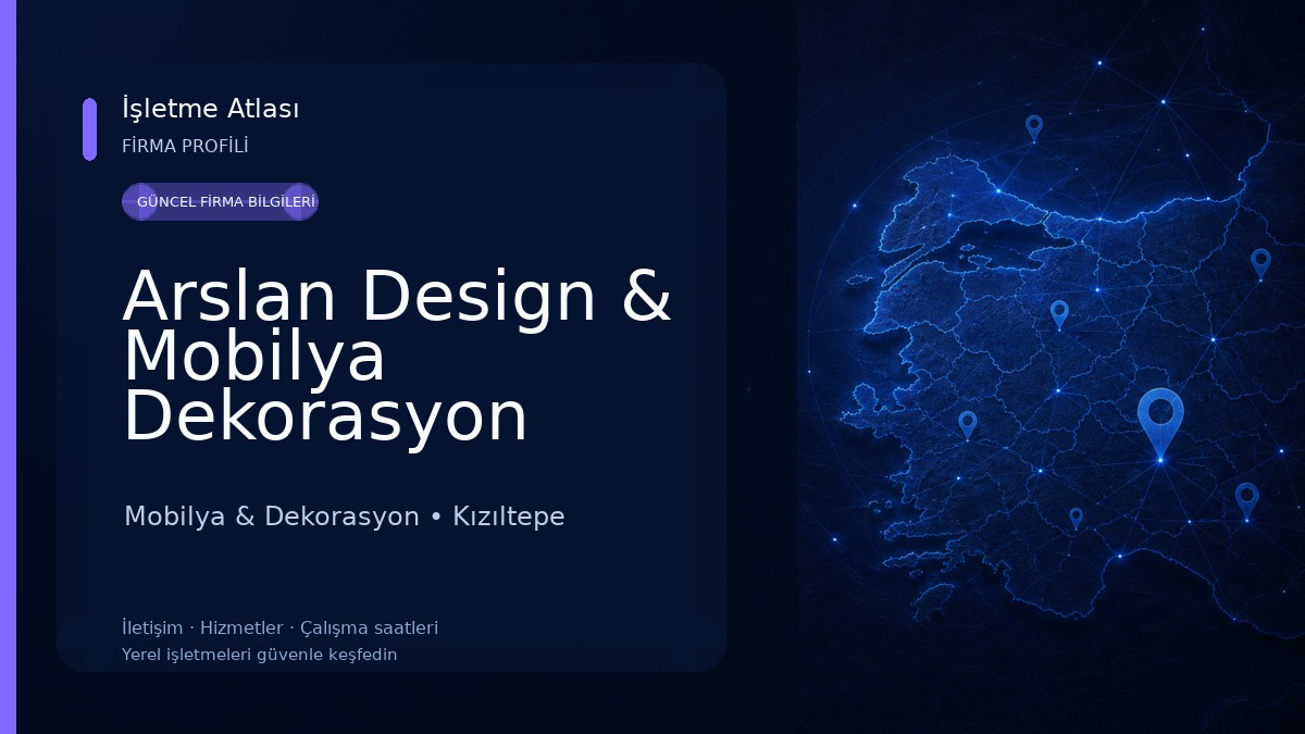 Arslan Design & Mobilya Dekorasyon Mobilya & Dekorasyon