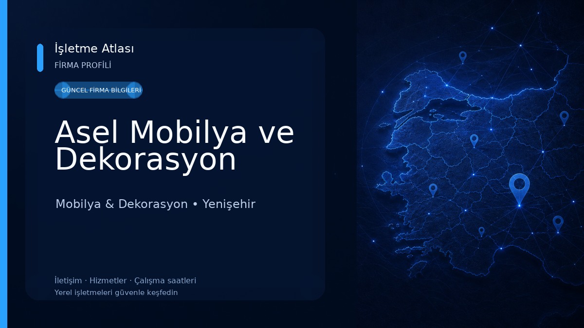 Asel Mobilya ve Dekorasyon Mobilya & Dekorasyon