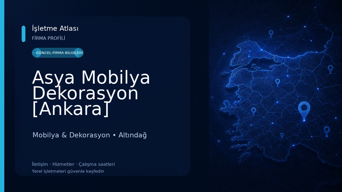 Asya Mobilya Dekorasyon [Ankara] Mobilya & Dekorasyon