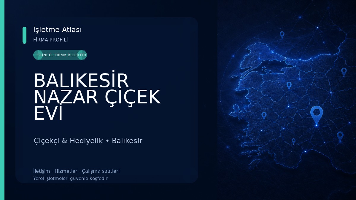 BALIKESİR NAZAR ÇİÇEK EVİ Çiçekçi & Hediyelik