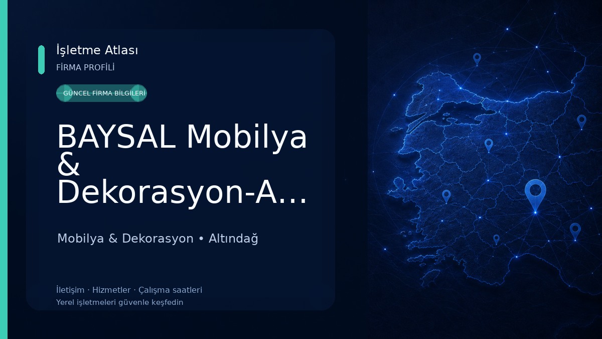 BAYSAL Mobilya & Dekorasyon-Ankara 