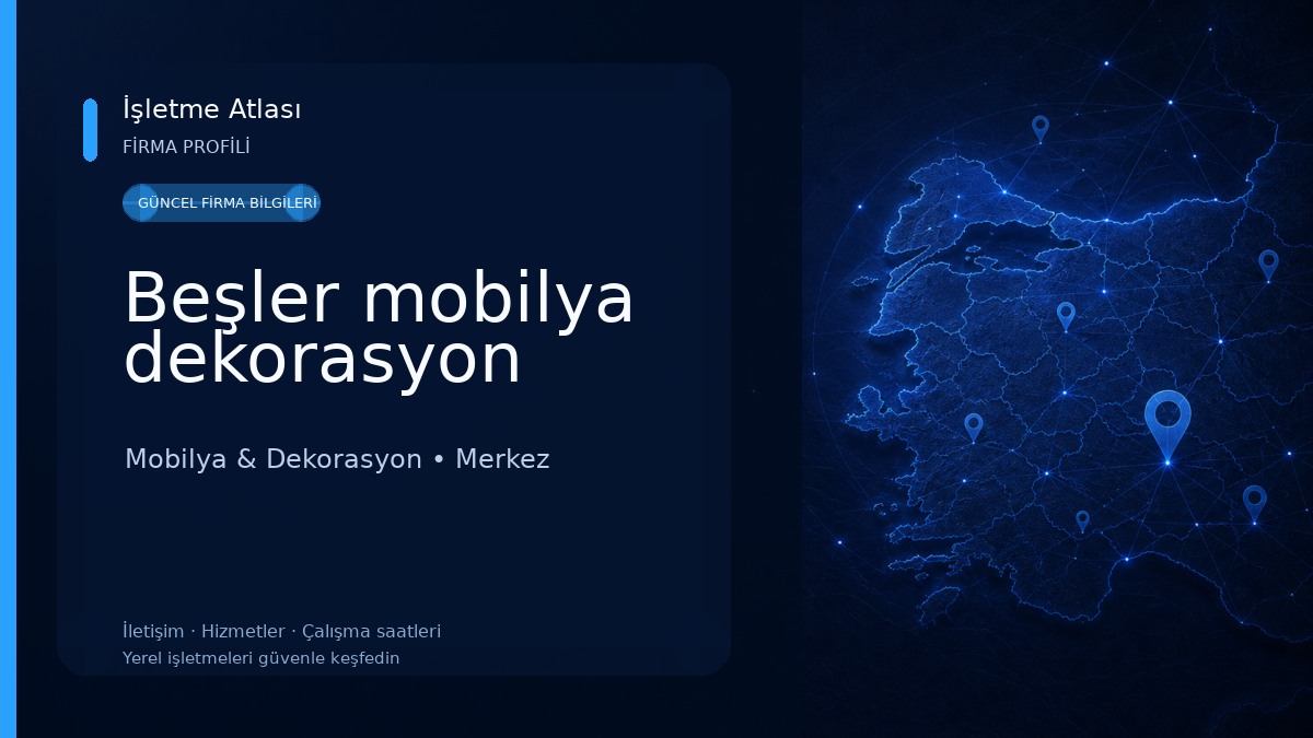 Beşler mobilya dekorasyon Mobilya & Dekorasyon