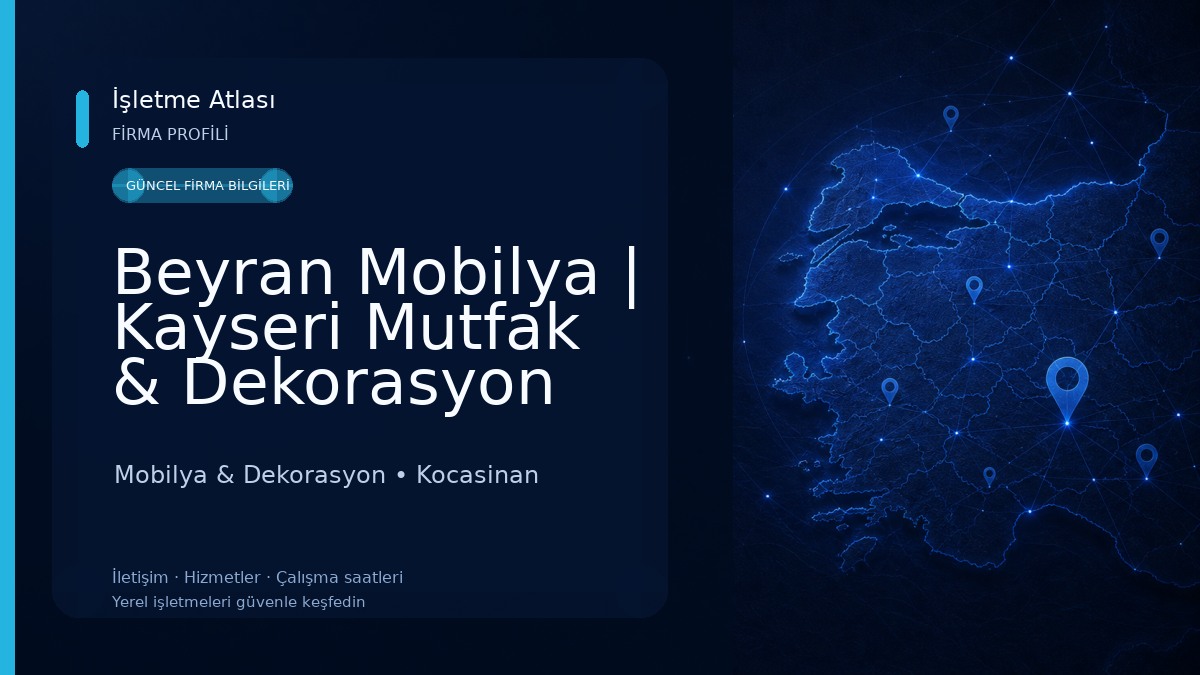 Beyran Mobilya | Kayseri Mutfak & Dekorasyon Mobilya & Dekorasyon