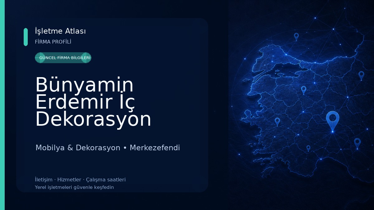 Bünyamin Erdemir İç Dekorasyon Mutfak Banyo Anahtar Teslim Yapı Tadilat Mobilya & Dekorasyon