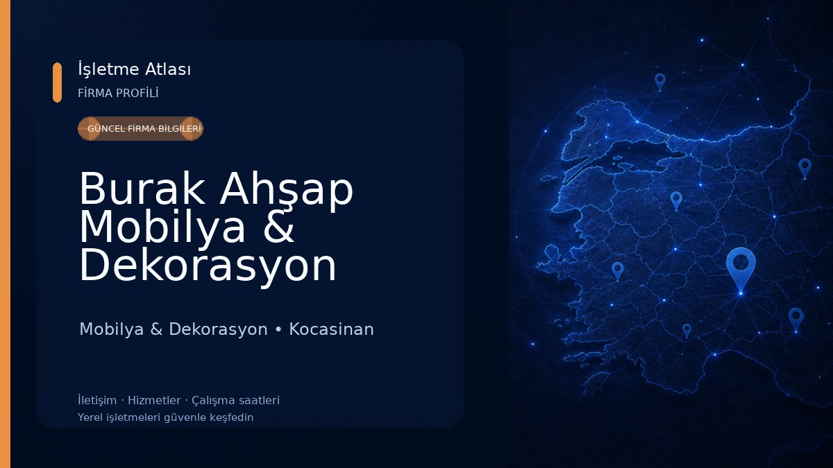 Burak Ahşap Mobilya & Dekorasyon Mobilya & Dekorasyon