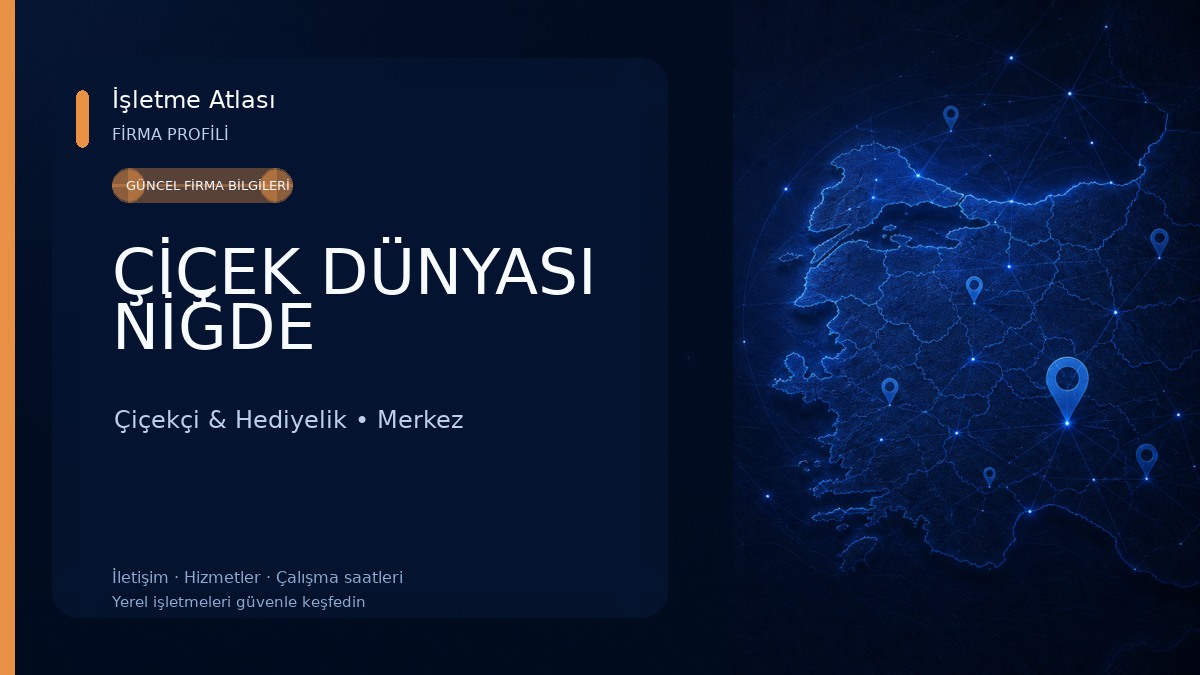 ÇİÇEK DÜNYASI NİĞDE 