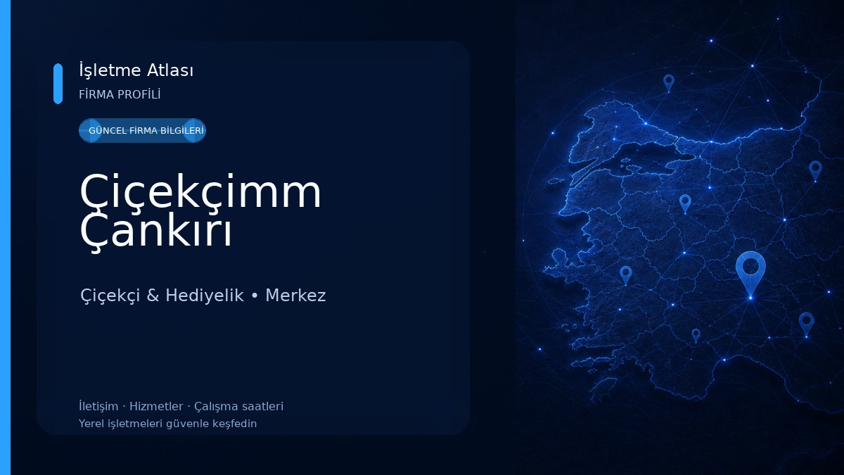 Çiçekçimm Çankırı 