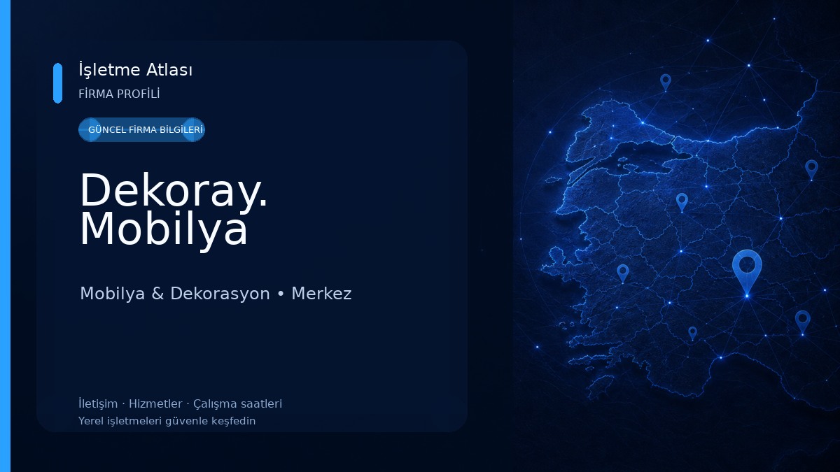 Dekoray. Mobilya 