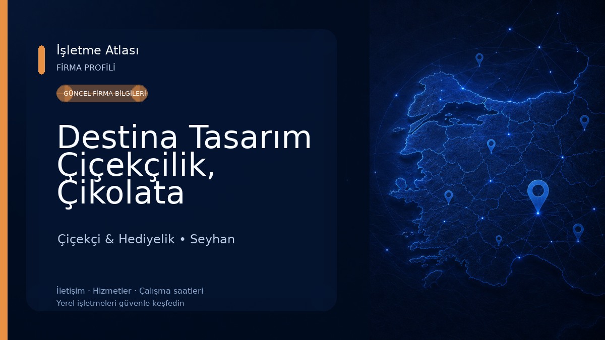 Destina Tasarım Çiçekçilik, Çikolata Hediyelik ve Organizasyon Çiçekçi & Hediyelik