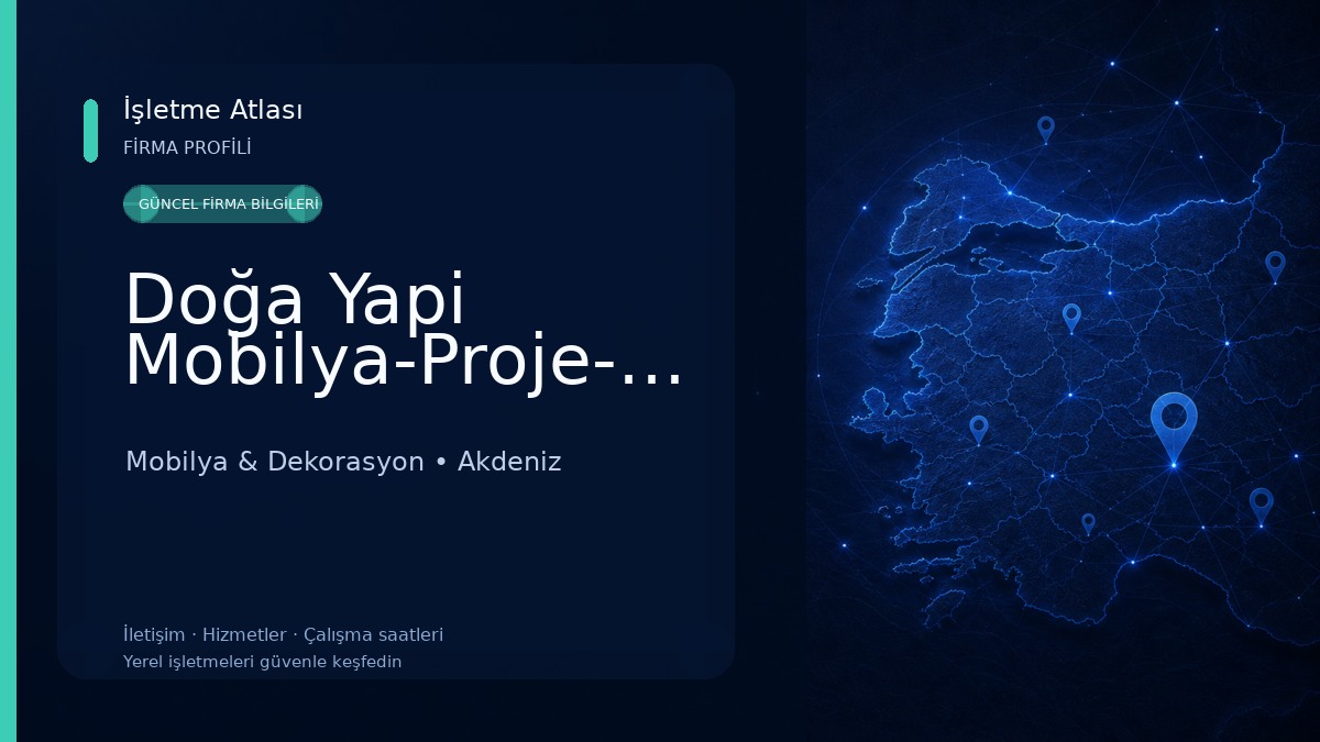 Doğa Yapi Mobilya-Proje-Tasarim Mobilya & Dekorasyon