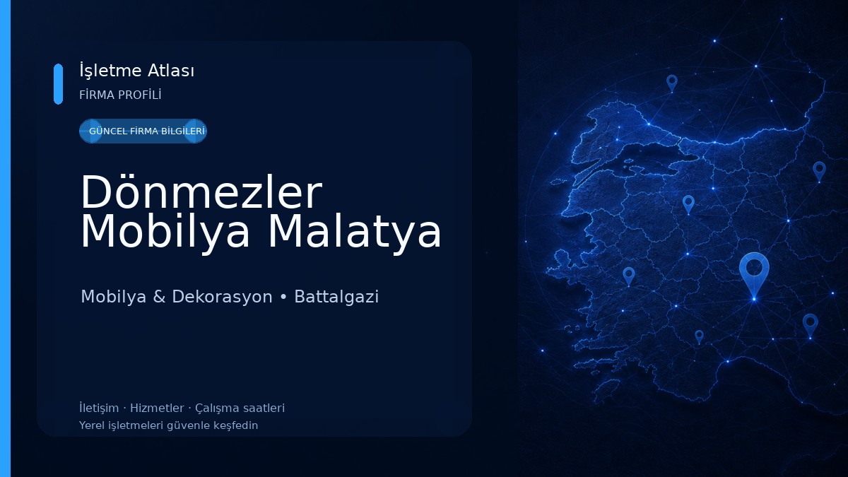 Dönmezler Mobilya Malatya Mobilya & Dekorasyon