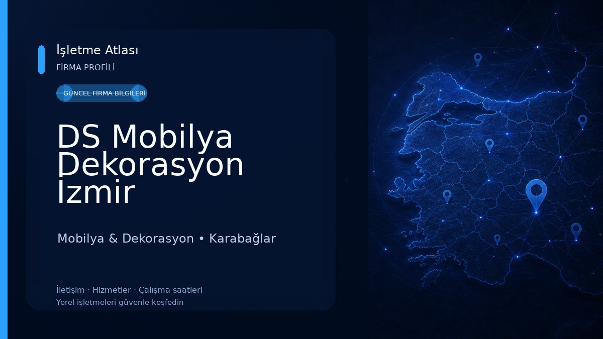 DS Mobilya Dekorasyon İzmir Mobilya & Dekorasyon