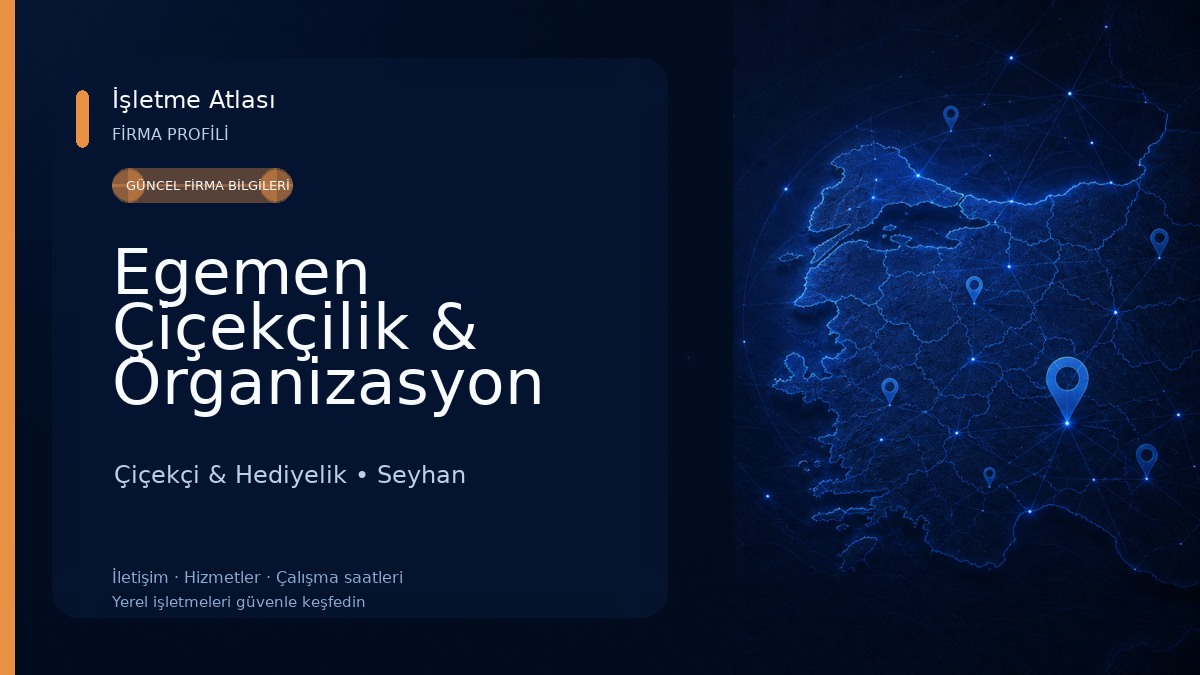 Egemen Çiçekçilik & Organizasyon Çiçekçi & Hediyelik
