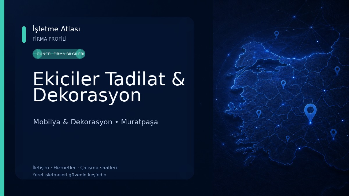 Ekiciler Tadilat & Dekorasyon Mobilya & Dekorasyon