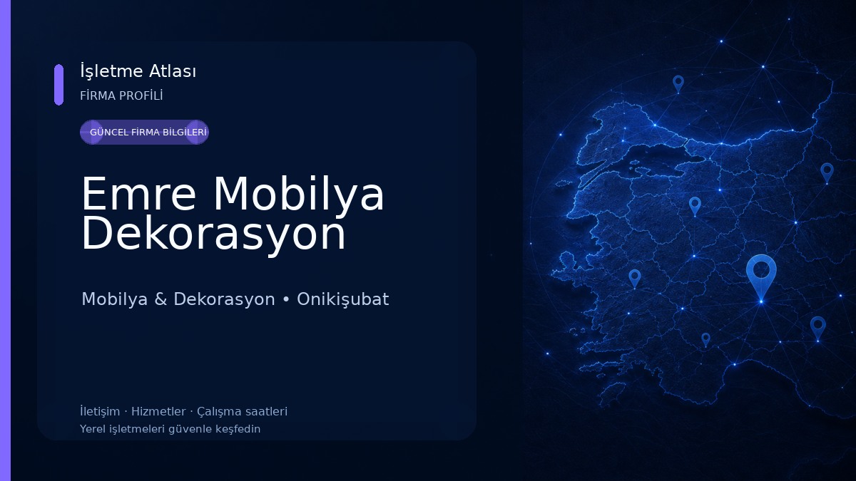 Emre Mobilya Dekorasyon Mobilya & Dekorasyon