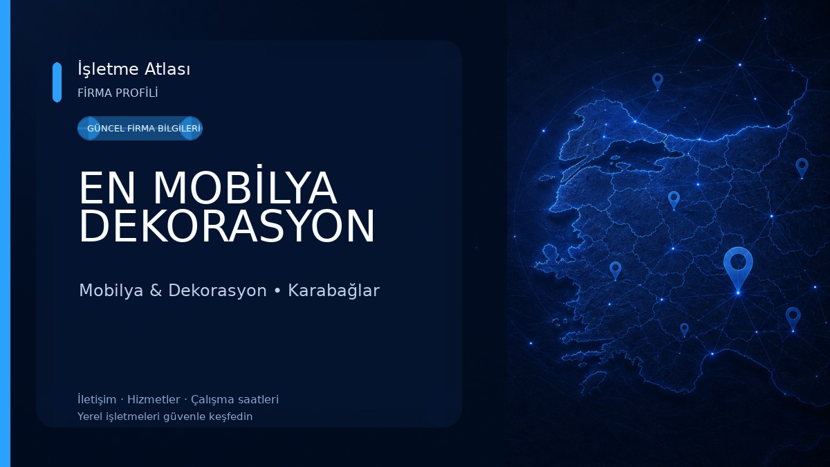 EN MOBİLYA DEKORASYON Mobilya & Dekorasyon