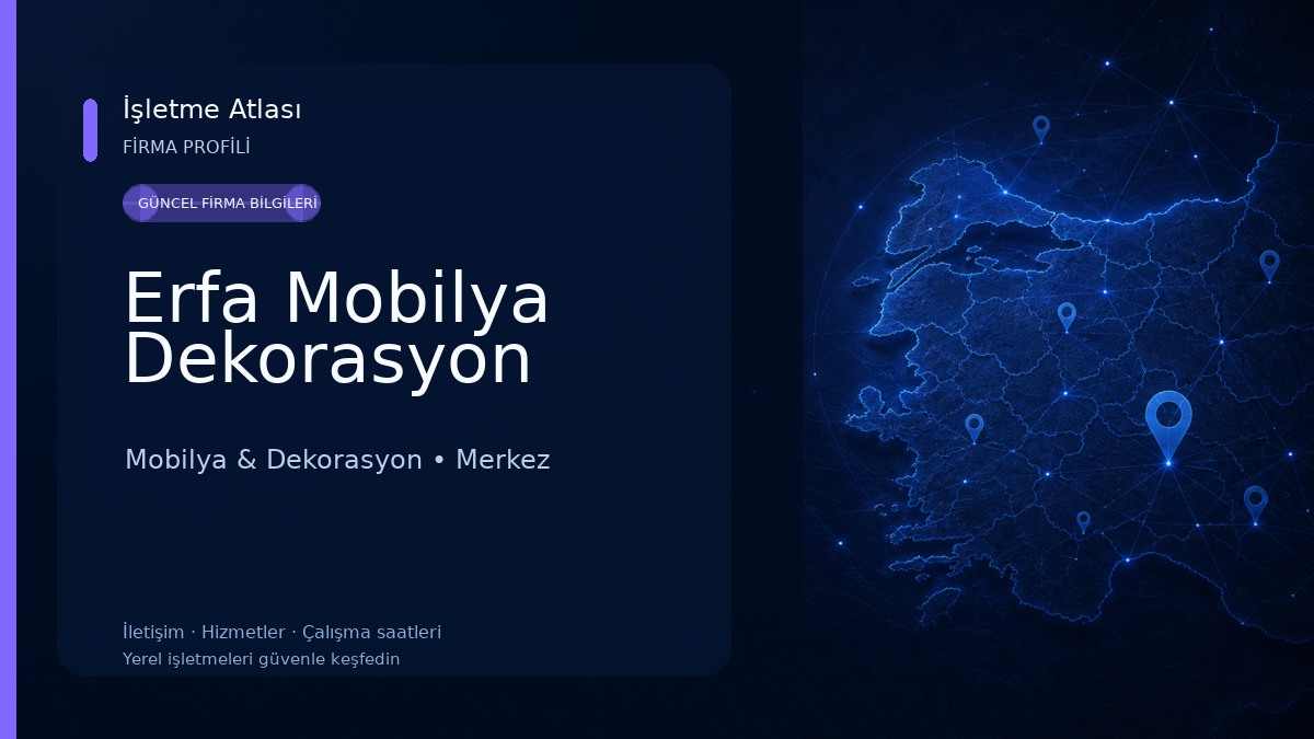Erfa Mobilya Dekorasyon Mobilya & Dekorasyon