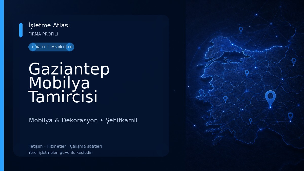 Gaziantep Mobilya Tamircisi Mobilya & Dekorasyon