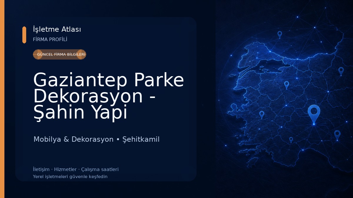 Gaziantep Parke Dekorasyon - Şahin Yapi Dekorasyon Mobilya & Dekorasyon