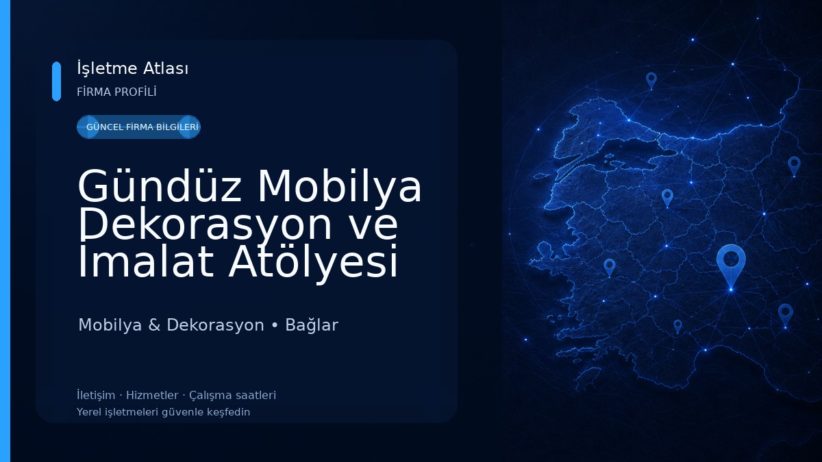 Gündüz Mobilya Dekorasyon ve İmalat Atölyesi Mobilya & Dekorasyon