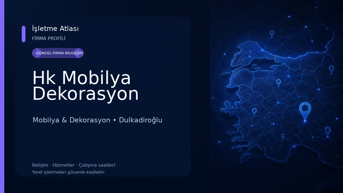 Hk Mobilya Dekorasyon Mobilya & Dekorasyon