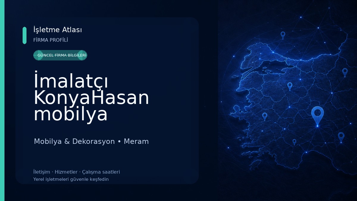 İmalatçı KonyaHasan mobilya Mobilya & Dekorasyon