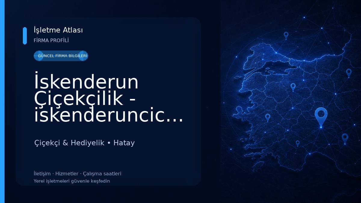 İskenderun Çiçekçilik - iskenderuncicek.net 
