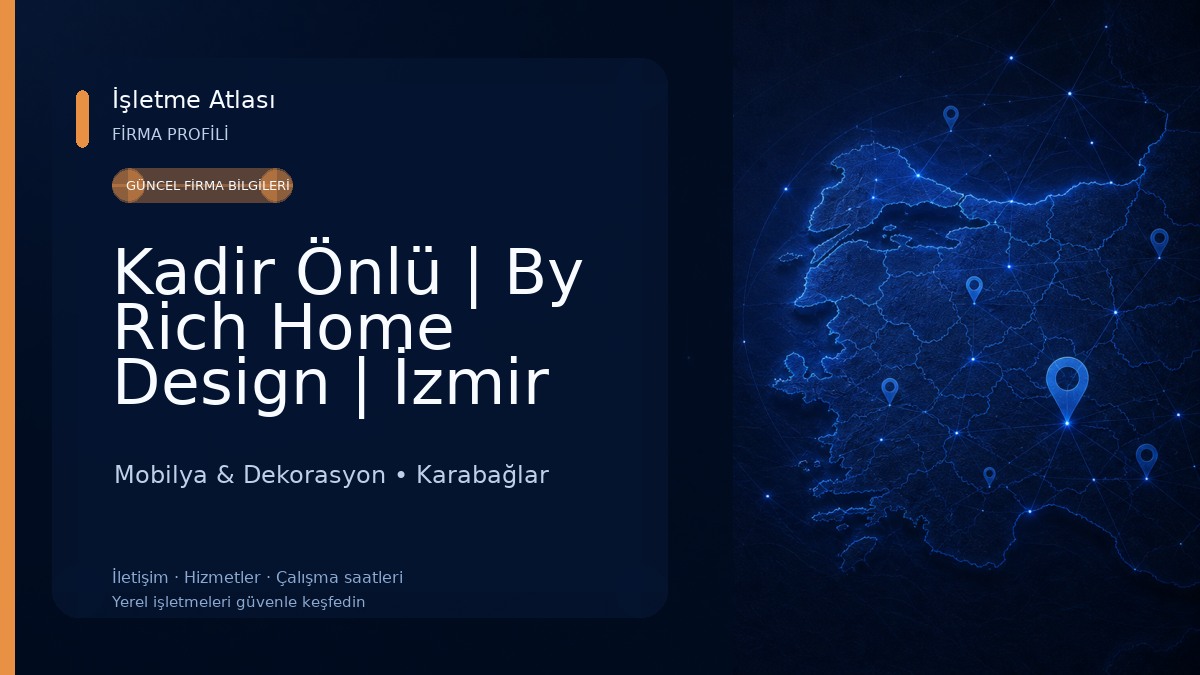 Kadir Önlü | By Rich Home Design | İzmir Dekorasyon ve İzmir Mobilya Tasarımı Mobilya & Dekorasyon