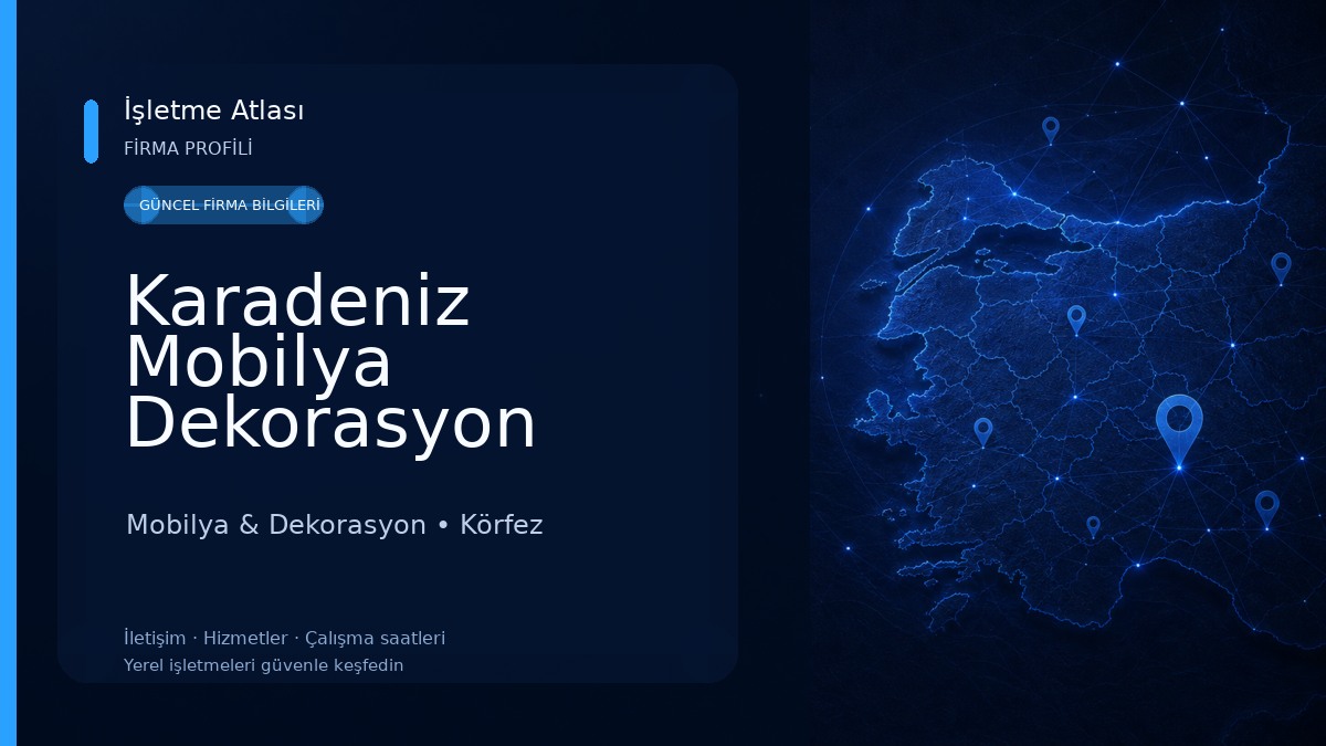 Karadeniz Mobilya Dekorasyon Mobilya & Dekorasyon