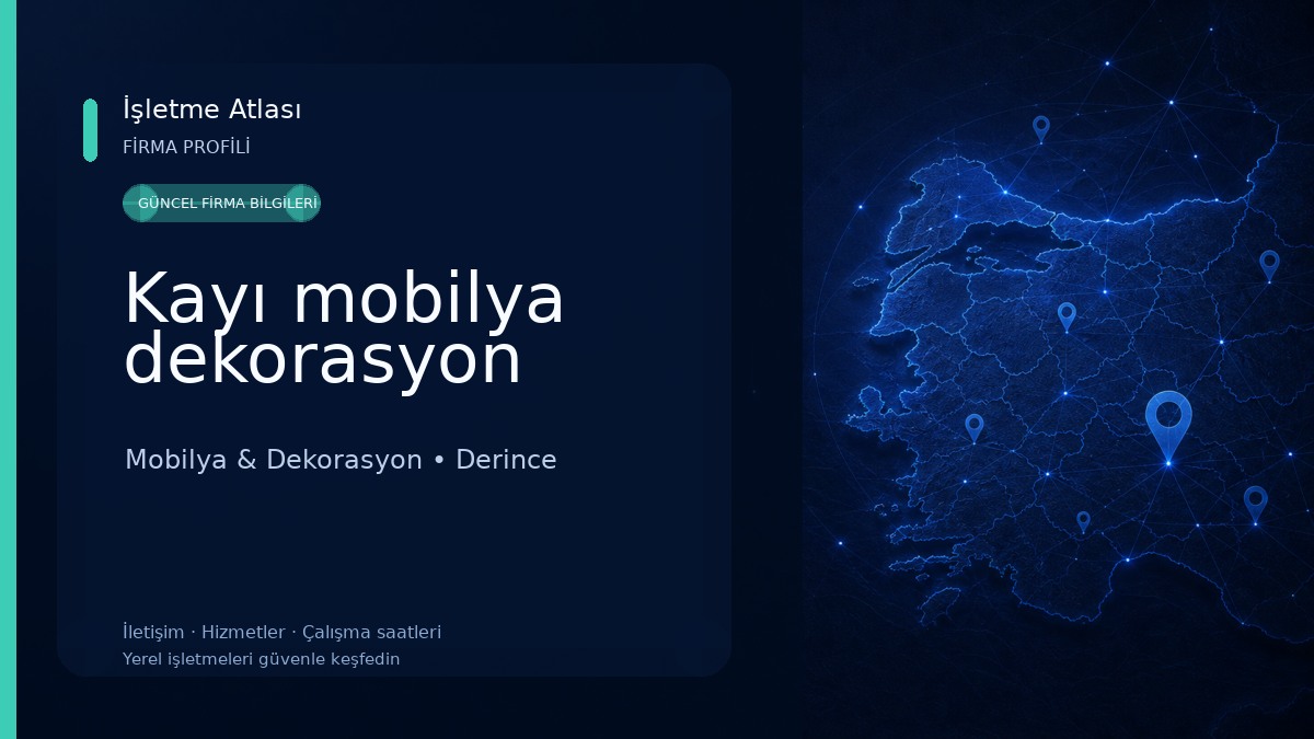 Kayı mobilya dekorasyon Mobilya & Dekorasyon