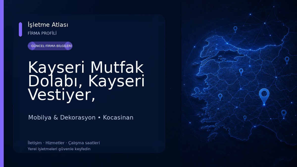 Kayseri Mutfak Dolabı, Kayseri Vestiyer, Kayseri Banyo Dolabı - Seon Mobilya Mobilya & Dekorasyon