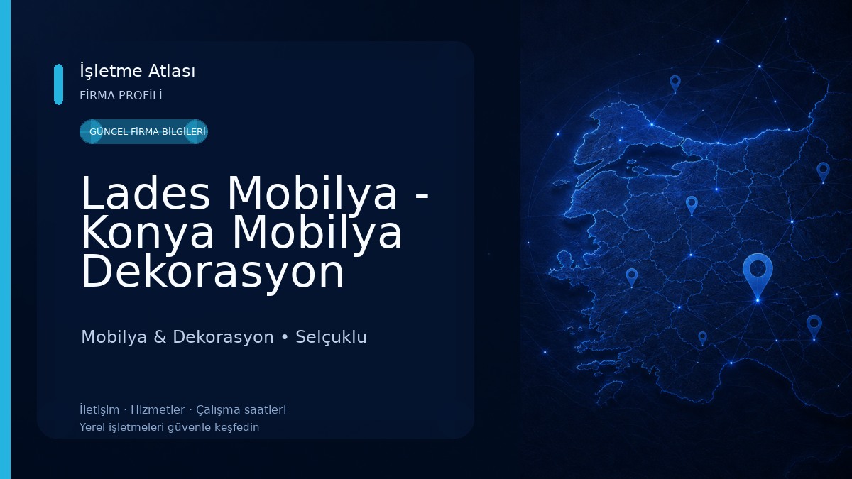 Lades Mobilya - Konya Mobilya Dekorasyon Mobilya & Dekorasyon