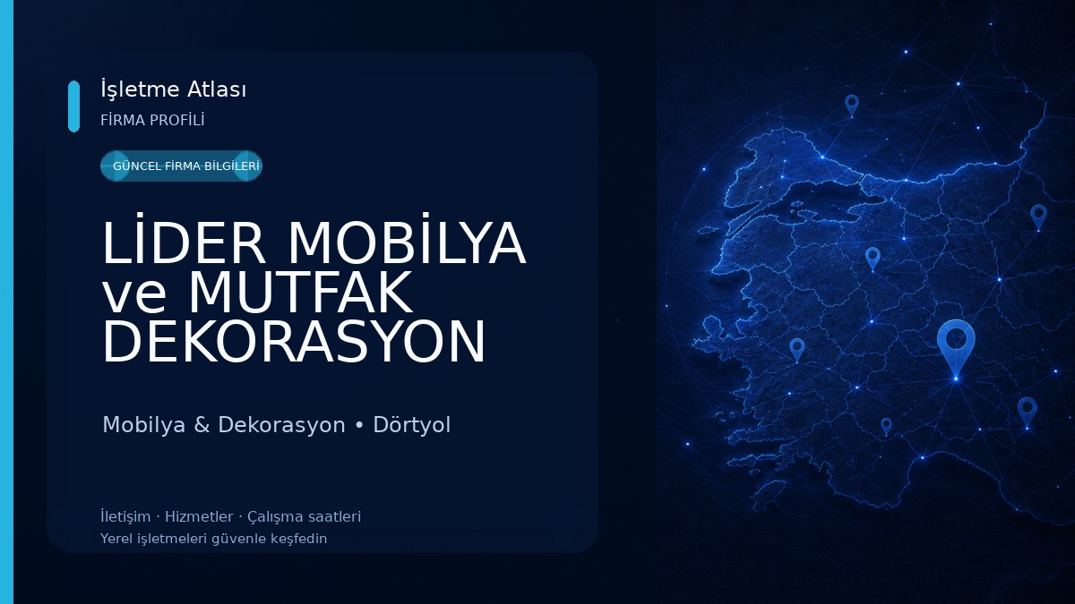 LİDER MOBİLYA ve MUTFAK DEKORASYON Mobilya & Dekorasyon