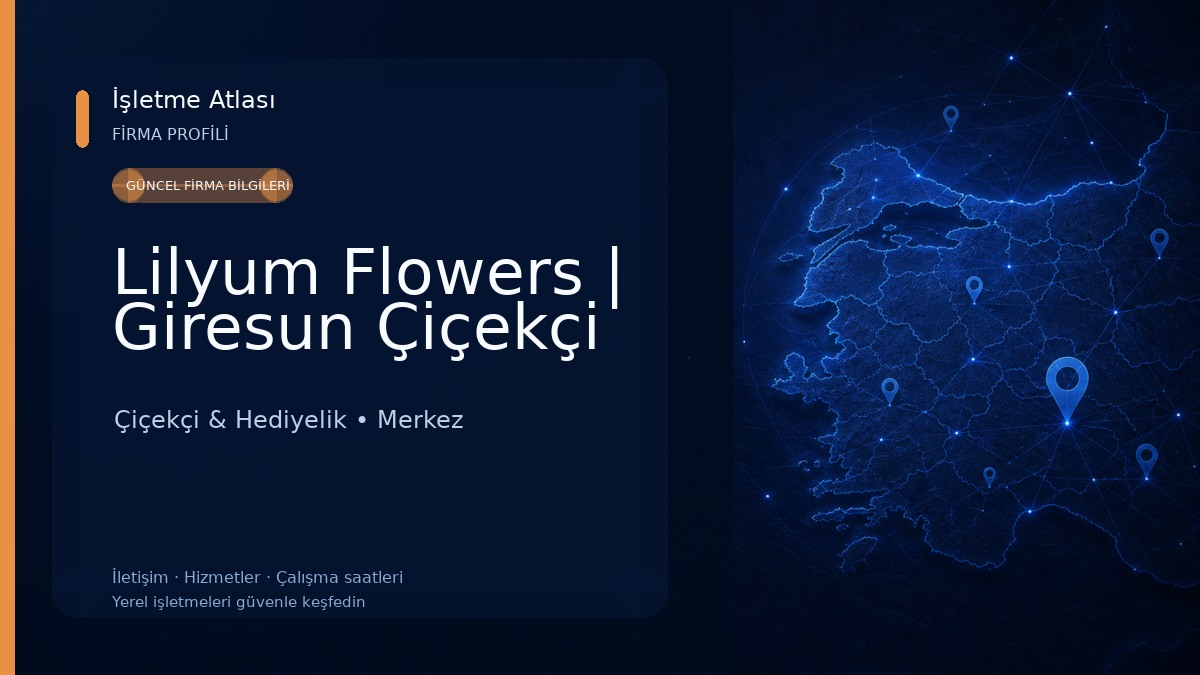 Lilyum Flowers | Giresun Çiçekçi 