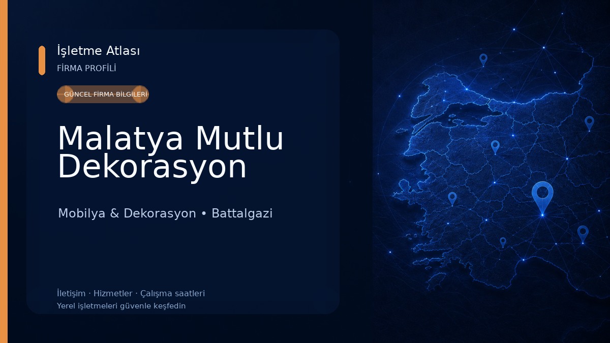Malatya Mutlu Dekorasyon 