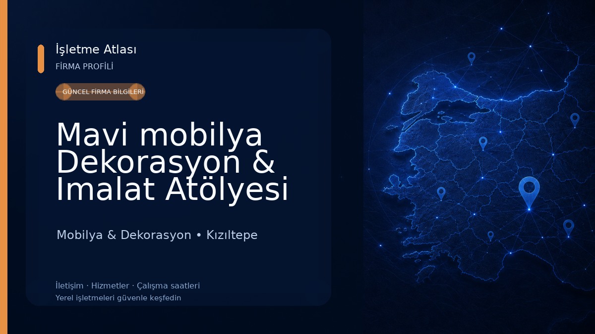 Mavi mobilya Dekorasyon & Imalat Atölyesi Mobilya & Dekorasyon