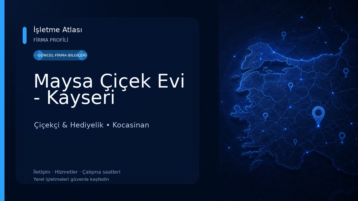 Maysa Çiçek Evi - Kayseri Çiçekçi & Hediyelik