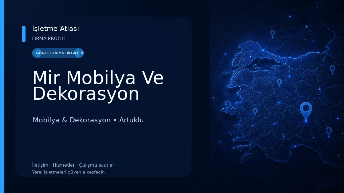 Mir Mobilya Ve Dekorasyon Mobilya & Dekorasyon