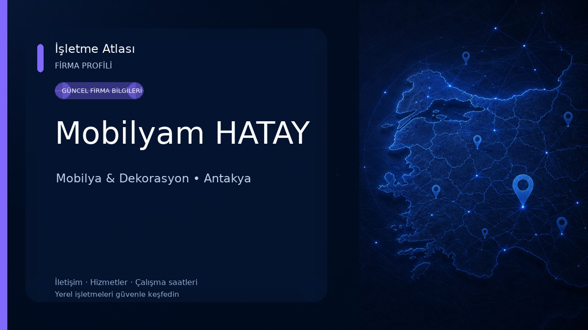 Mobilyam HATAY Mobilya & Dekorasyon