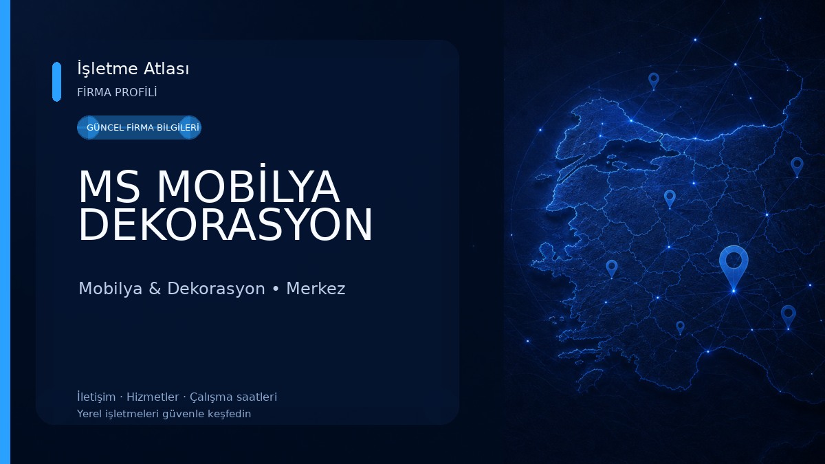 MS MOBİLYA DEKORASYON Mobilya & Dekorasyon