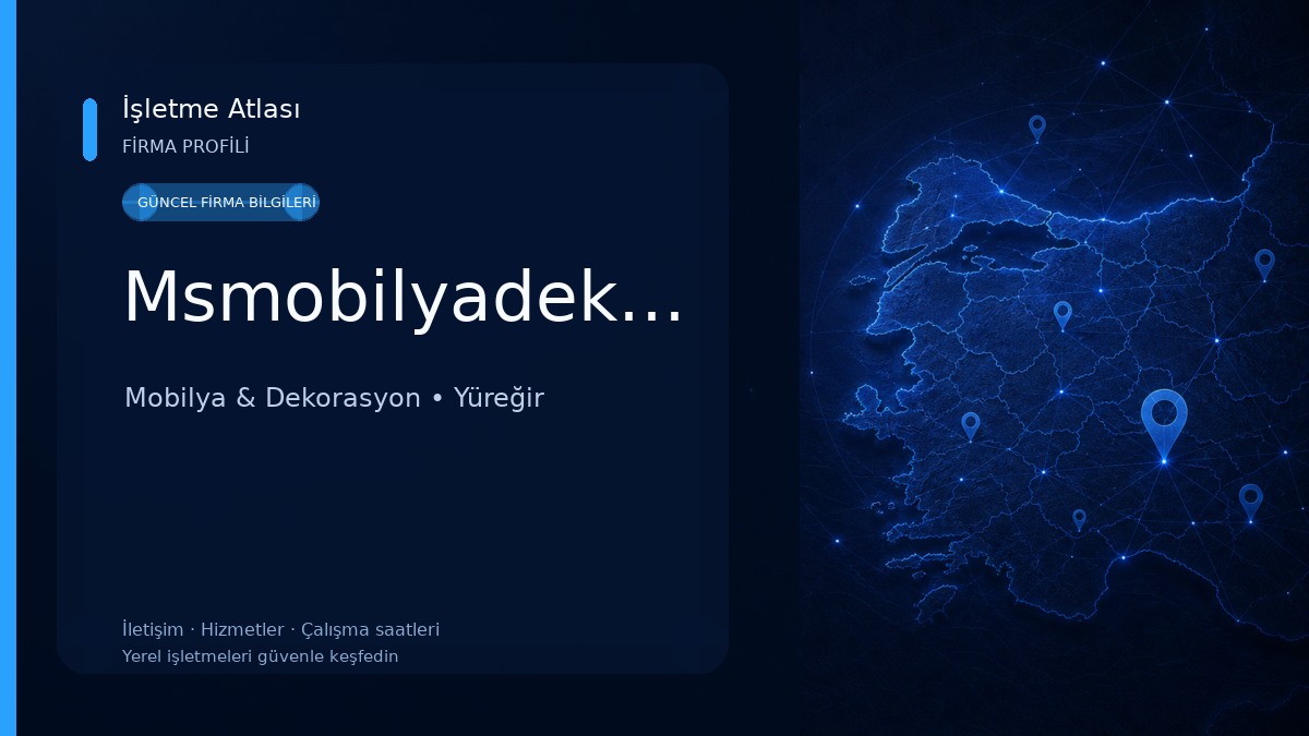 Msmobilyadekorasyon Mobilya & Dekorasyon