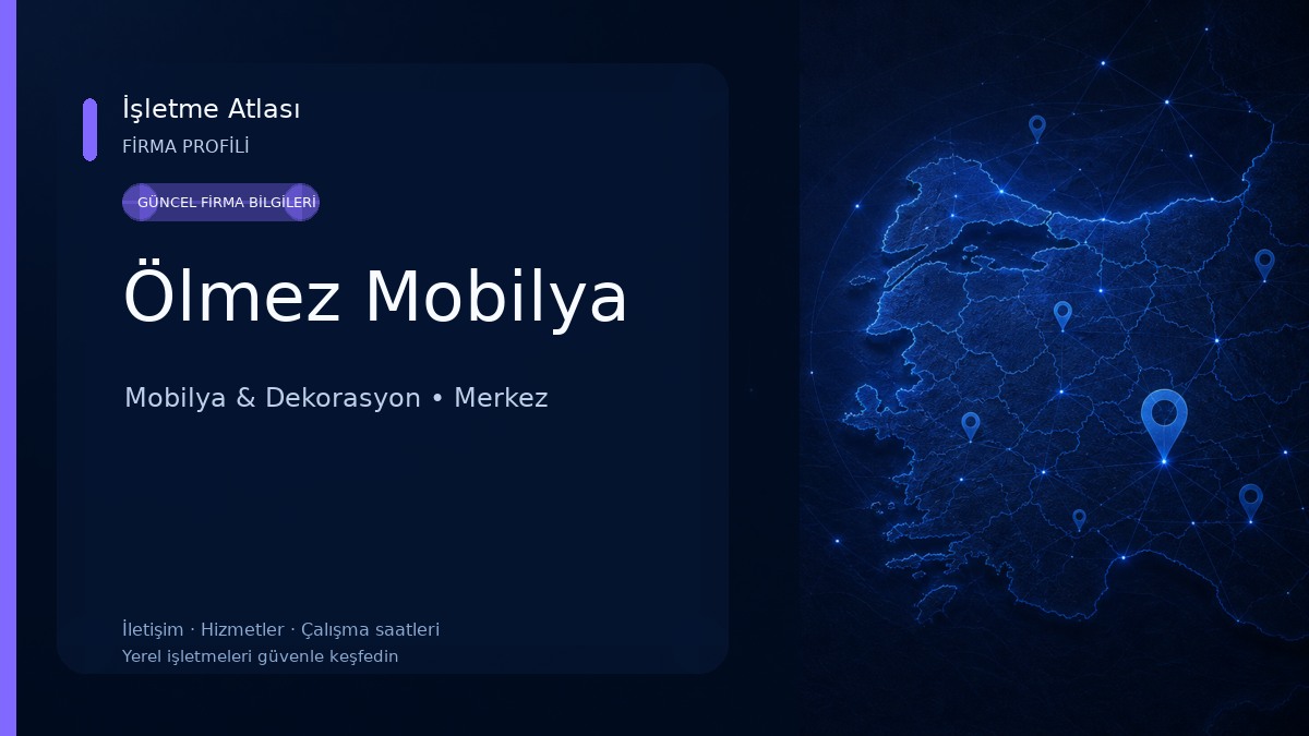 Ölmez Mobilya Mobilya & Dekorasyon